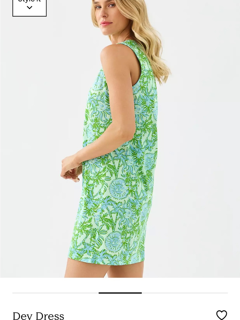 Lilly Pulitzer Dev Dress in shell collection - Picture 5 of 5